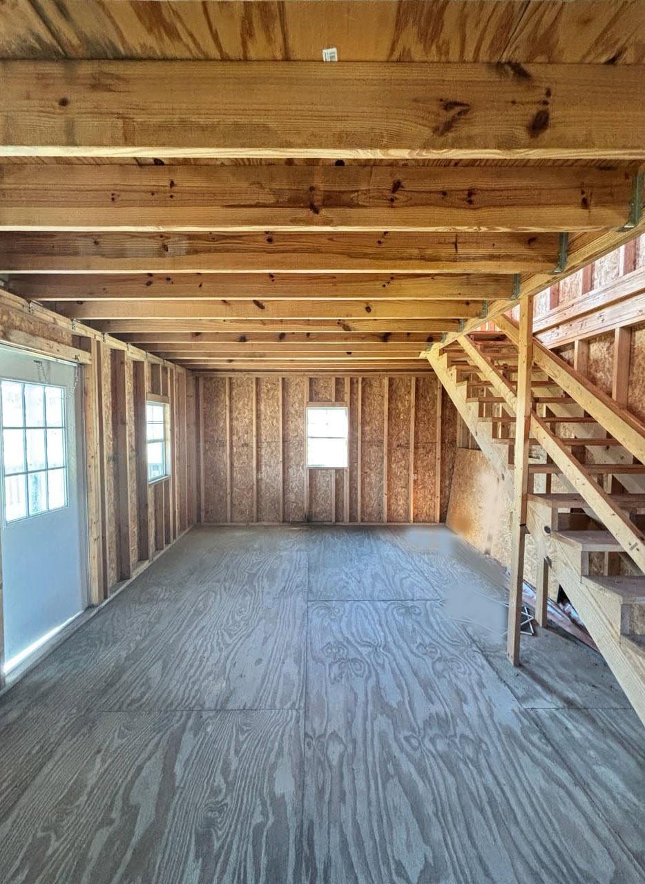 Summer Ridge wood storage building